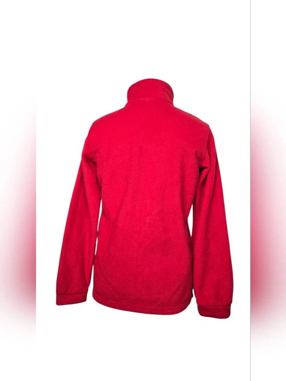 Columbia Red Fleece Full Zip Jacket Girls L 14-16